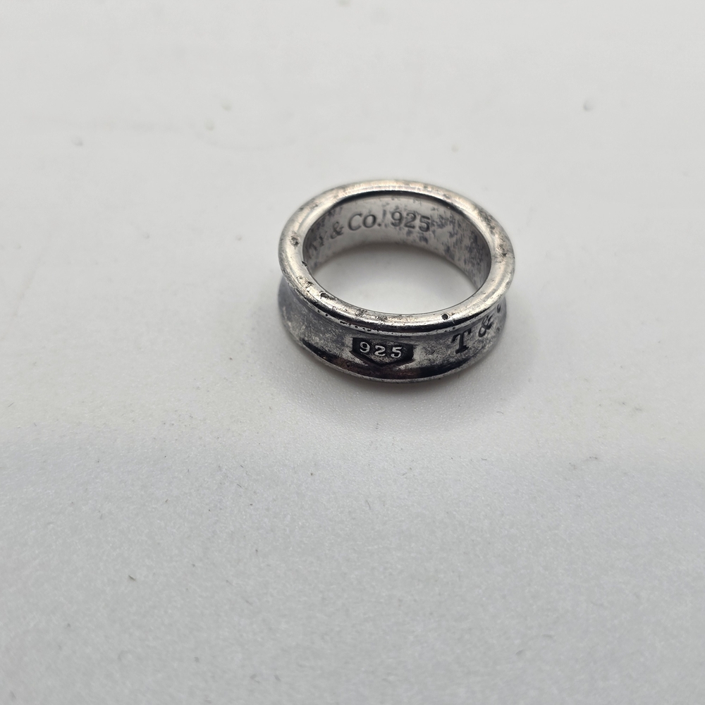 Tiffany & Co. 1837 Sterling Silver Band with Teal Box - Picture 4 of 8